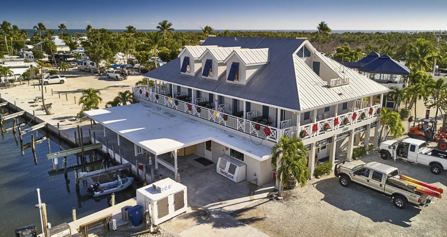 Amenities Aerial - Big Pine Key Fishing Lodge