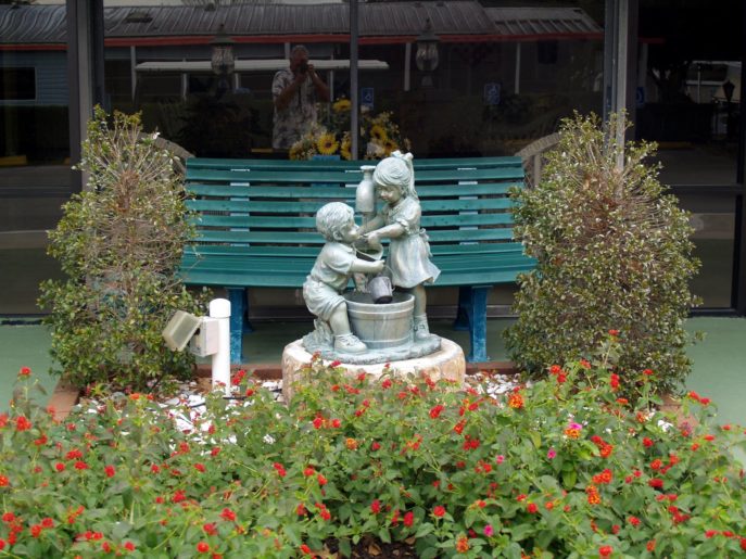Strawberry Ridge Village Statue